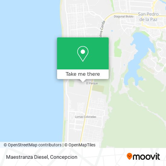 Mapa de Maestranza Diesel
