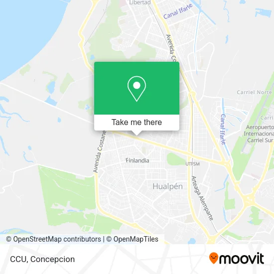 Mapa de CCU
