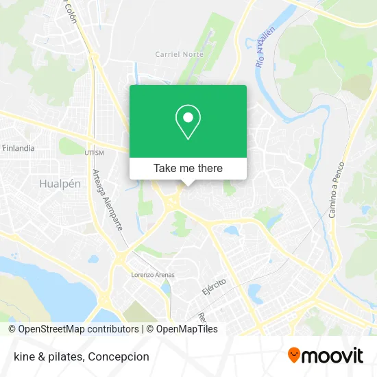 Mapa de kine & pilates