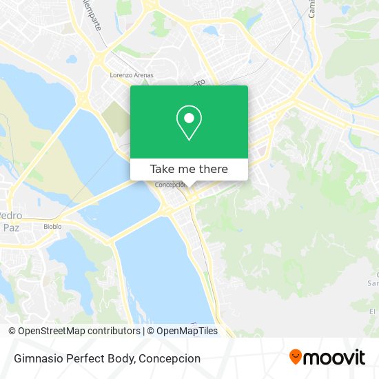 Gimnasio Perfect Body map