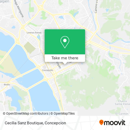 Cecilia Sanz Boutique map