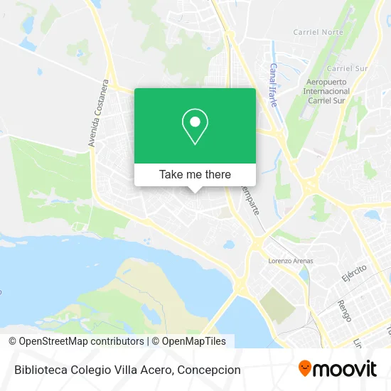 Biblioteca Colegio Villa Acero map