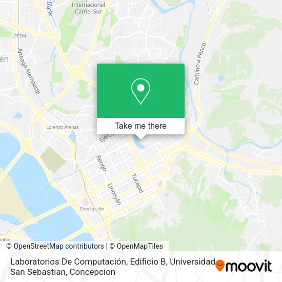 Laboratorios De Computación, Edificio B, Universidad San Sebastian map