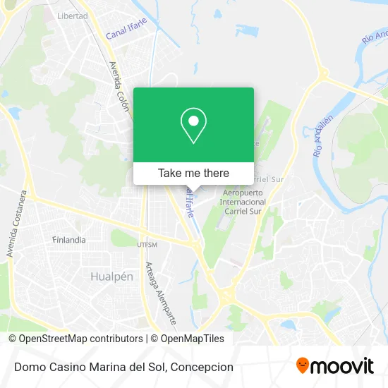 Mapa de Domo Casino Marina del Sol