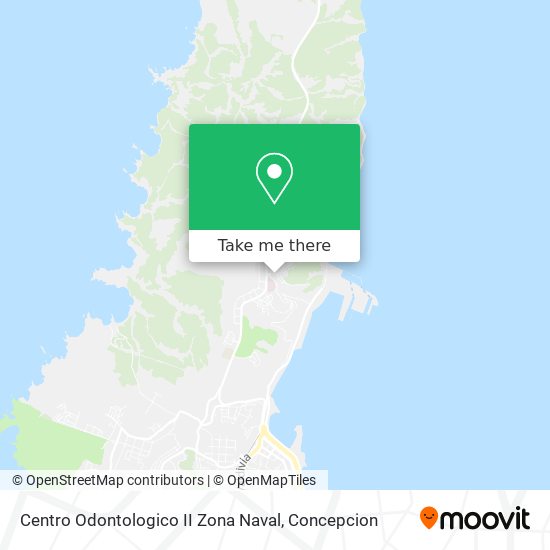 Mapa de Centro Odontologico II Zona Naval