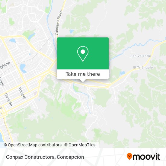 Conpax Constructora map