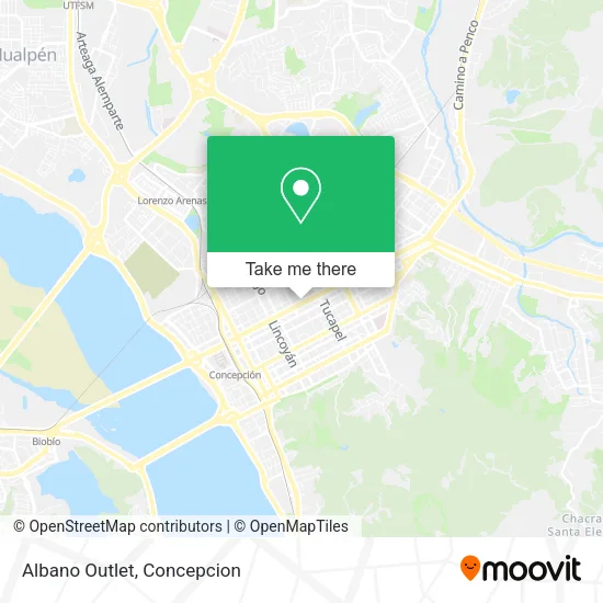 Mapa de Albano Outlet
