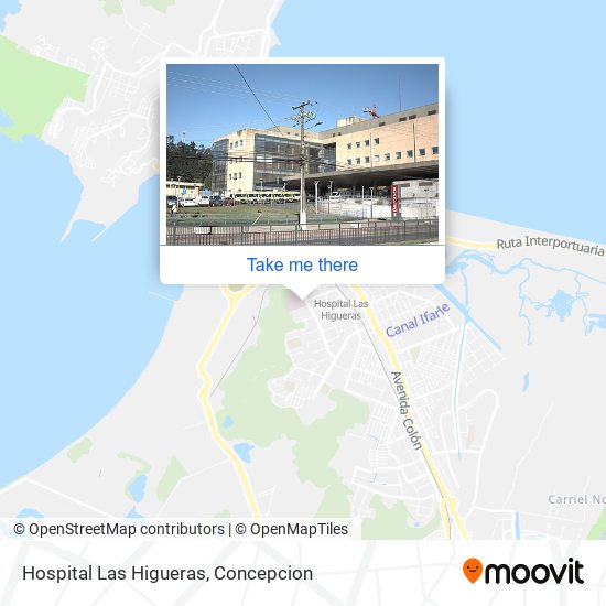 Hospital Las Higueras map