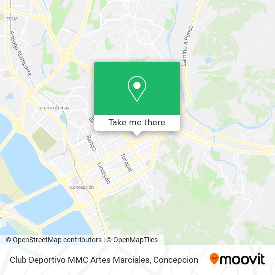 Mapa de Club Deportivo MMC Artes Marciales
