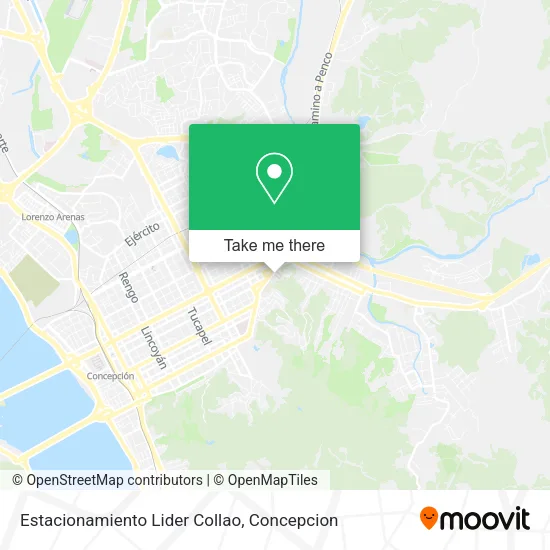 Mapa de Estacionamiento Lider Collao