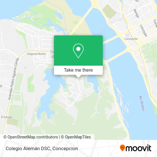 Mapa de Colegio Alemán DSC