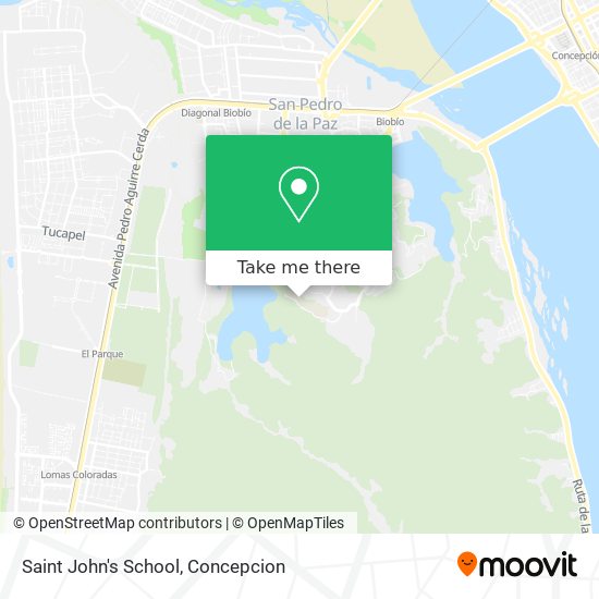 Saint John's School map