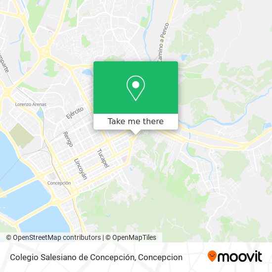 Colegio Salesiano de Concepción map