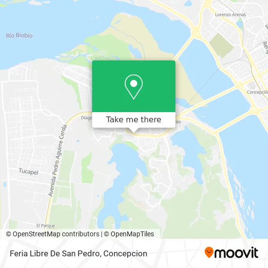 Feria Libre De San Pedro map