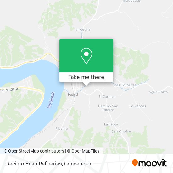 Recinto Enap Refinerias map