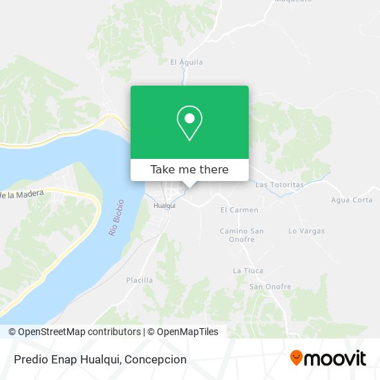 Predio Enap Hualqui map