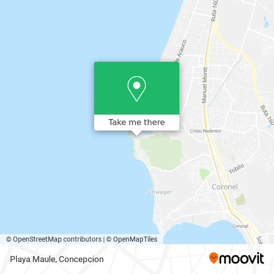 Playa Maule map