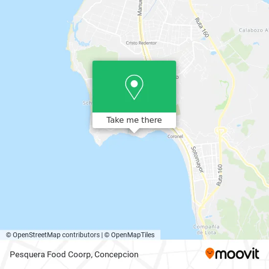 Mapa de Pesquera Food Coorp