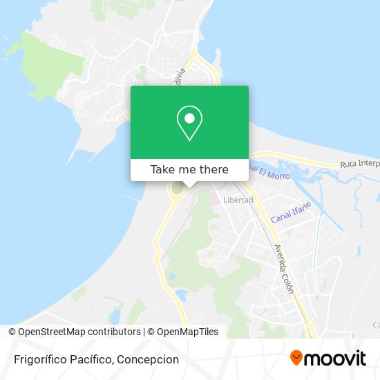 Frigorífico Pacífico map