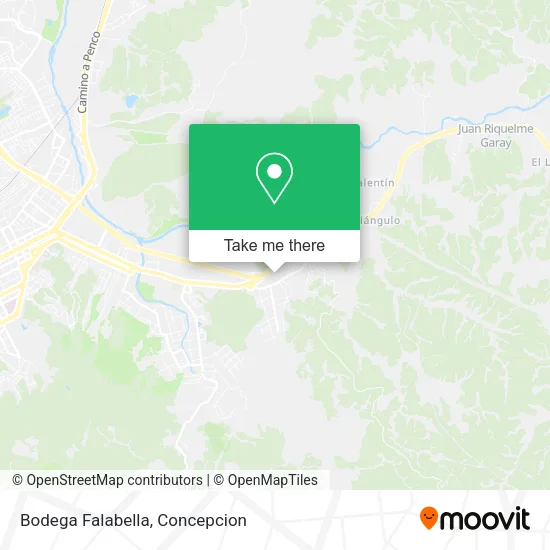 Mapa de Bodega Falabella