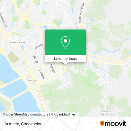 Mapa de la micro