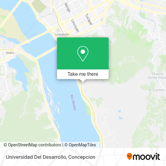 Mapa de Universidad Del Desarrollo