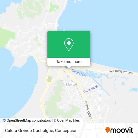 Caleta Grande Cocholgüe map