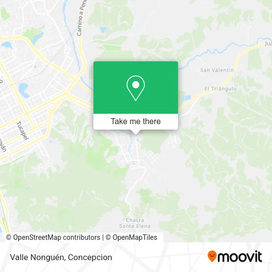 Mapa de Valle Nonguén