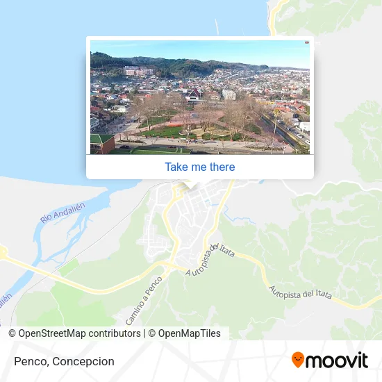 Mapa de Penco