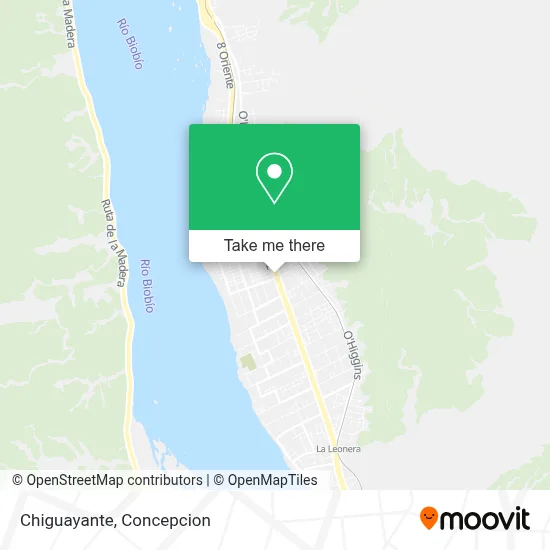 Chiguayante map