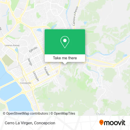 Mapa de Cerro La Virgen