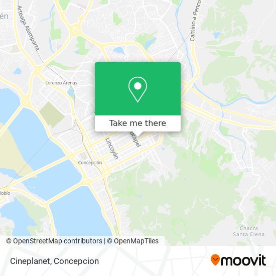 Mapa de Cineplanet