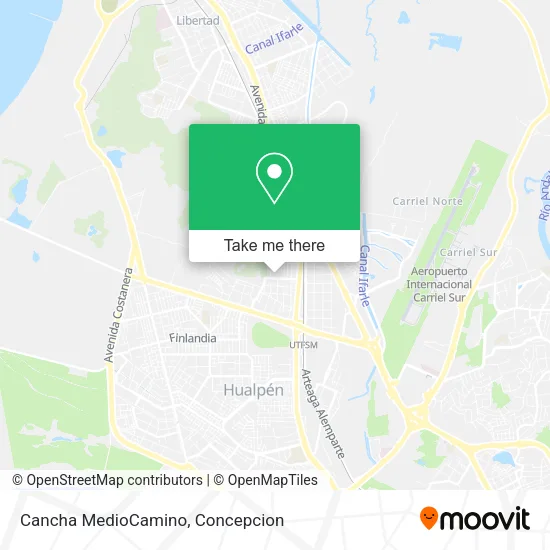 Cancha MedioCamino map
