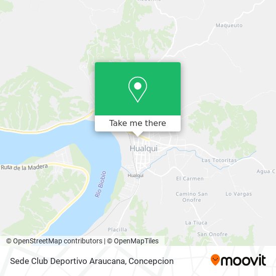 Sede Club Deportivo Araucana map