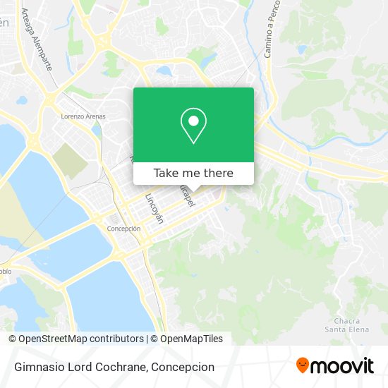 Gimnasio Lord Cochrane map