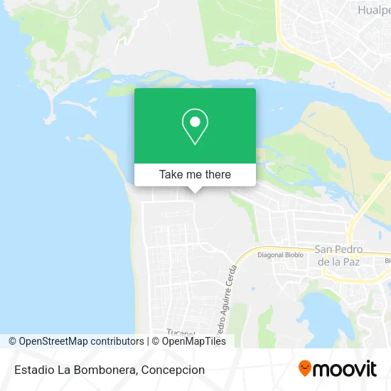 Mapa de Estadio La Bombonera