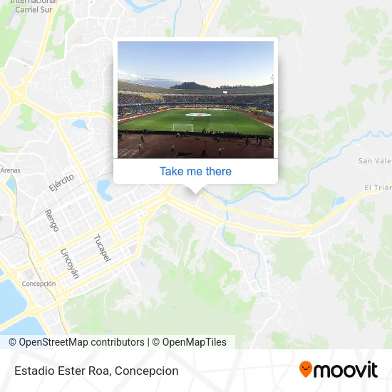 Mapa de Estadio Ester Roa