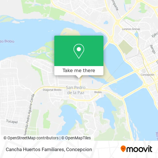 Cancha Huertos Familiares map