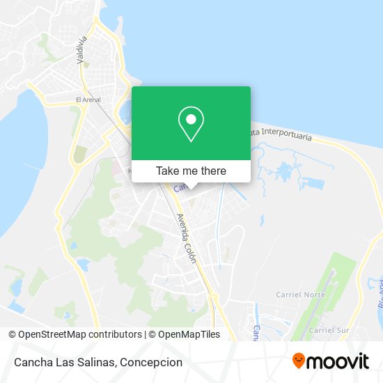 Mapa de Cancha Las Salinas