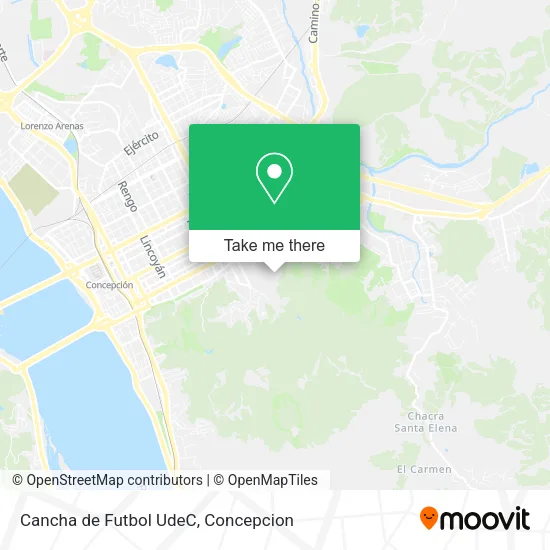 Cancha de Futbol UdeC map