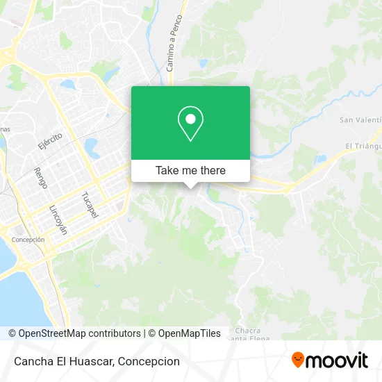 Mapa de Cancha El Huascar