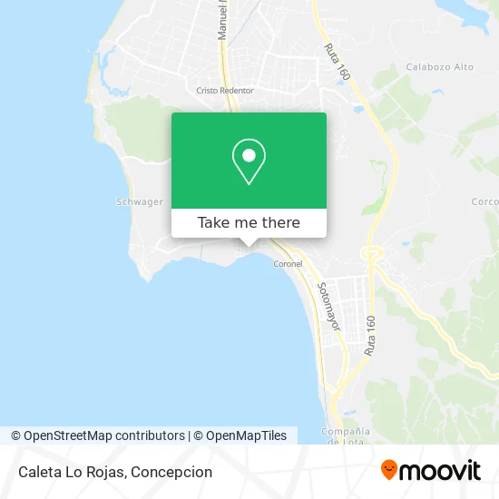 Mapa de Caleta Lo Rojas