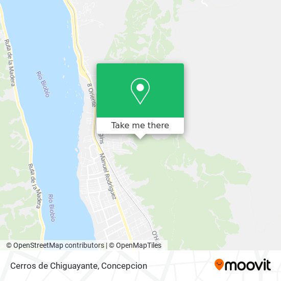 Mapa de Cerros de Chiguayante