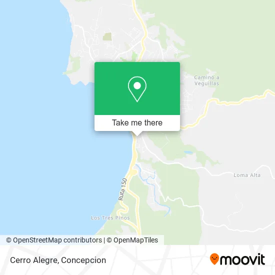 Mapa de Cerro Alegre