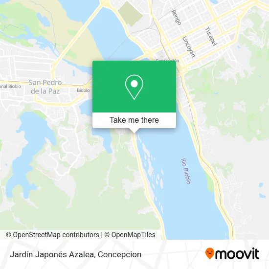 Mapa de Jardín Japonés Azalea