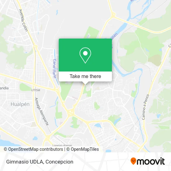 Mapa de Gimnasio UDLA