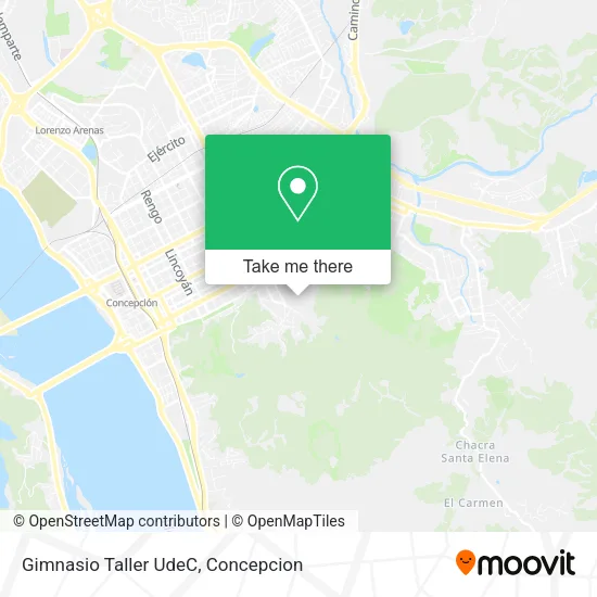 Mapa de Gimnasio Taller UdeC