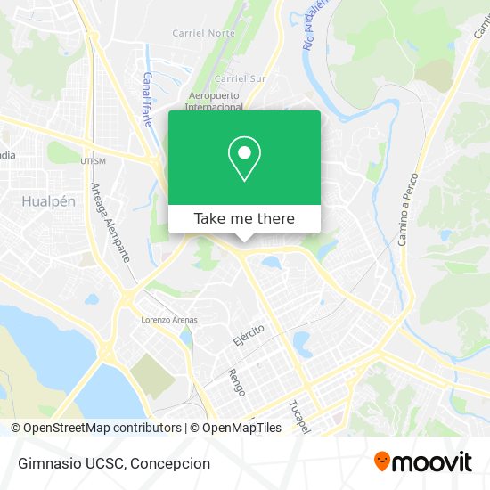 Mapa de Gimnasio UCSC