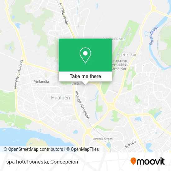 spa hotel sonesta map