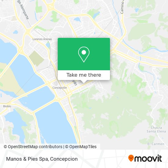 Mapa de Manos & Pies Spa